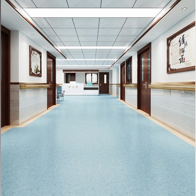 ซื้อ ห้องสะอาดโรงพยาบาล PVC Flooring พลาสติก Antistatic Vinyl Flooring Roll online manufacture