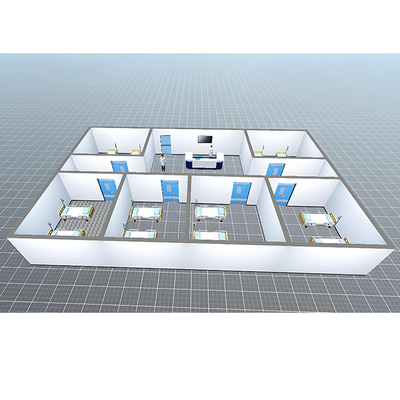 ซื้อ Huuao ISO 8 Standard Medical Filling Machine Cleanroom Modular Clean Room Solution online manufacture