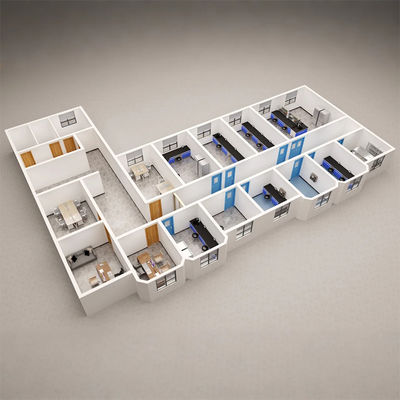 ซื้อ Huuao ISO7 ISO8 GMP Cleanroom Modular Clean Room Class 100 Customized Clean Room Engineering Clean Room Project GMP/ISO Clean Room for Pharmaceutical Modular Cleanroom System Project with CE Certifica online manufacture