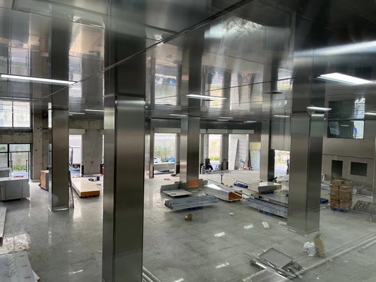 ISO รับรอง 304 0.5 มม สแตนเลส แปนด์วิชห้องสะอาดสําหรับโรงงานอาหาร
