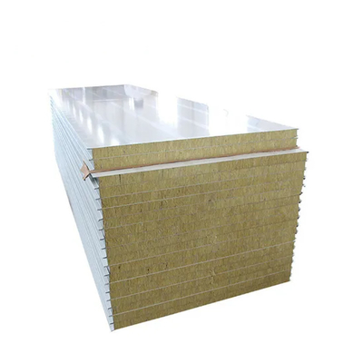 แผงผนังแซนวิชโลหะฉนวนกันความร้อน Huuao Fireproof Pir Pu Polyurethane EPS สำหรับห้องเย็น