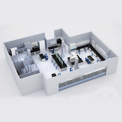 แผงแซนวิชห้องคลีนรูมแบบโมดูลาร์กันไฟเป็นมิตรต่อสิ่งแวดล้อมไร้ฝุ่นดีไซน์ระดับมืออาชีพ HUAAO คุณภาพระดับพรีเมียม ได้รับการรับรองมาตรฐาน ISO